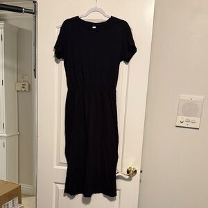 Old Navy Classic Black Midi Dress